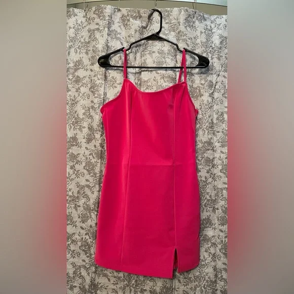 cami bodycon dress forever 21 Forever 21 Lace-Back Cami Bodycon Ribbed Knit Mini Dress Walnut Size Medium New